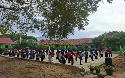 Hari Terakhir MATAMUDA di MTsN 1 Gayo Lues Sukses Digelar, Fokus pada Kedisiplinan Upacara dan PBB